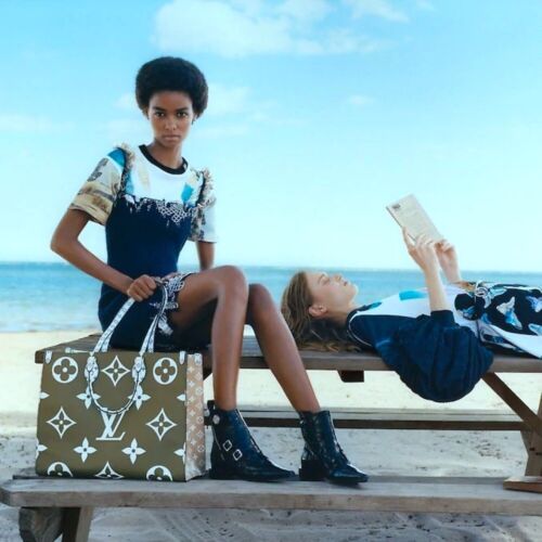 Túi Xách LV Super Louis Vuitton OnTheGo Bag Màu Xanh Lá